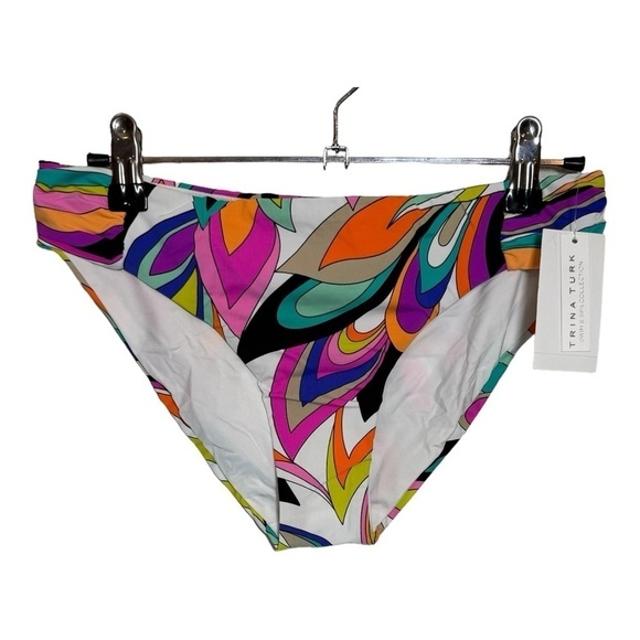 Trina Turk Tab Side Hipster Bikini Bottoms NWT - Picture 1 of 4